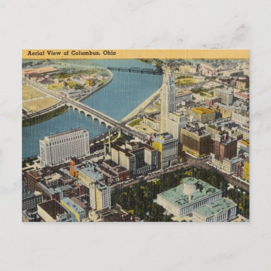  Colombus, Ohio Briefkaart (Voorkant)