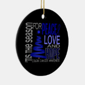 Colon Cancer 1 Ornaments Keramisch Ornament (Rechts)