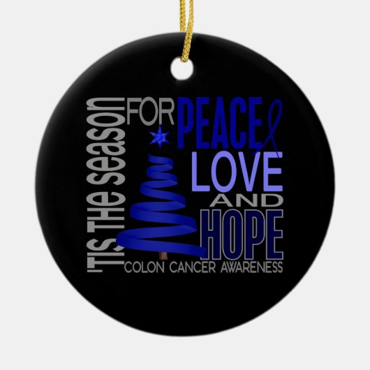 Colon Cancer 1 Ornaments Keramisch Ornament (Voorkant)