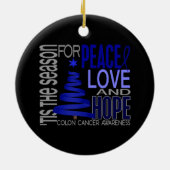 Colon Cancer 1 Ornaments Keramisch Ornament (Achterkant)