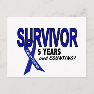 Colon Cancer 5 jaar overleving Briefkaart