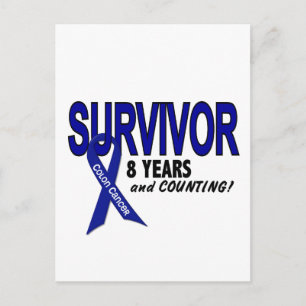 Colon Cancer 8 jaar overleving Briefkaart