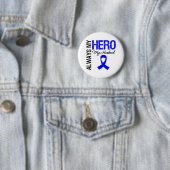 Colon Cancer altijd Mijn Hero Mijn man Ronde Button 5,7 Cm (In situ)