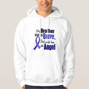 Colon Cancer ANGEL 1 Brother Hoodie