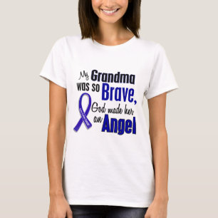 Colon Cancer ANGEL 1 Grandma T-shirt