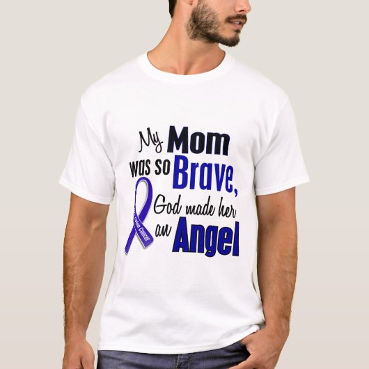 Colon Cancer ANGEL 1 mam T-shirt (Voorkant)