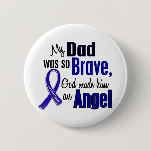 Colon Cancer ANGEL 1 Ronde Button 5,7 Cm (Voorkant)