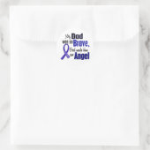 Colon Cancer ANGEL 1 Ronde Sticker (Tas)
