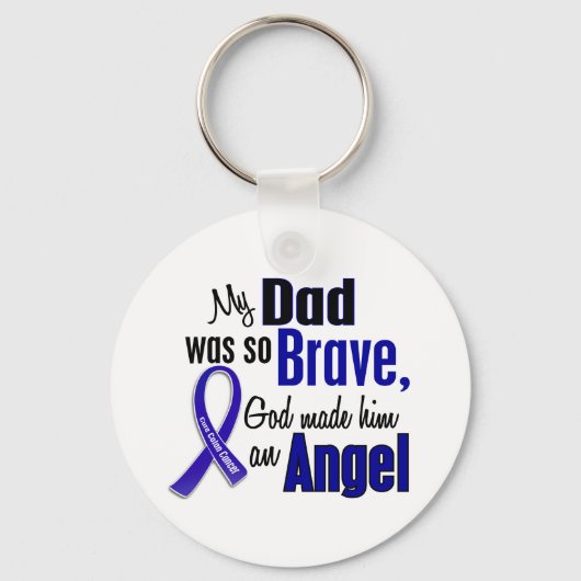 Colon Cancer ANGEL 1 Sleutelhanger (Voorkant)