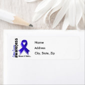Colon Cancer Awareness 5 Etiket (Insitu)