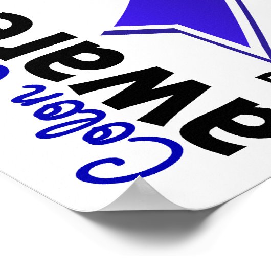 Colon Cancer Awareness 5 Poster (Hoek)