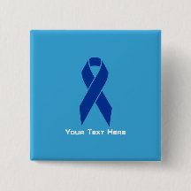 Colon Cancer Awareness Blue Ribbon