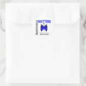 Colon Cancer Awareness Matets Ronde Sticker (Tas)