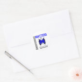 Colon Cancer Awareness Matets Ronde Sticker (Envelop)