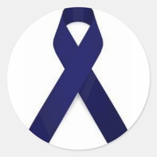 Colon Cancer Awareness Ronde Sticker (Voorkant)