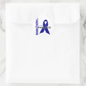 Colon Cancer Awareness Ronde Sticker (Tas)