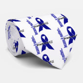 Colon Cancer Awareness Stropdas (Opgerold)