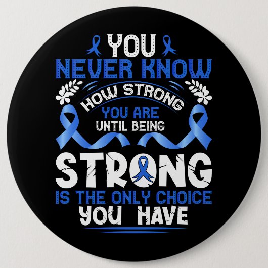 Colon Cancer Awareness/Support Button (Voorkant)