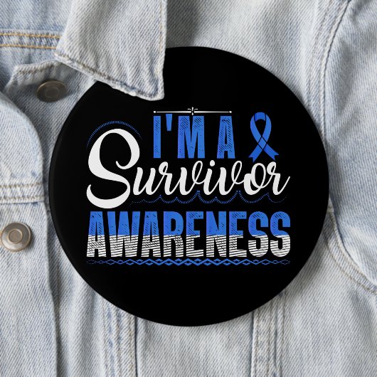 Colon Cancer Awareness/Support Button (In situ)