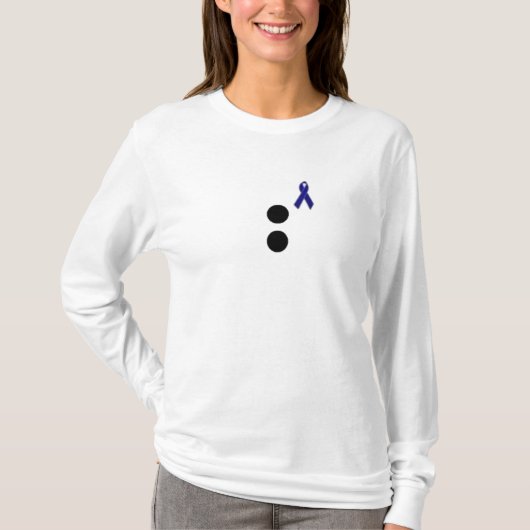Colon Cancer Awareness T-shirt (Voorkant)
