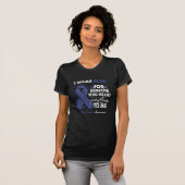 Colon Cancer Awareness Warrior Support Surviance  T-shirt (Voorkant volledig)