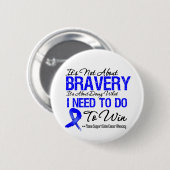 Colon Cancer Battle Ronde Button 5,7 Cm (Voorkant /achterkant)
