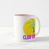 Colon Cancer (blauw) Tweekleurige Koffiemok (Voorkant rechts)