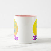 Colon Cancer (blauw) Tweekleurige Koffiemok (Center)