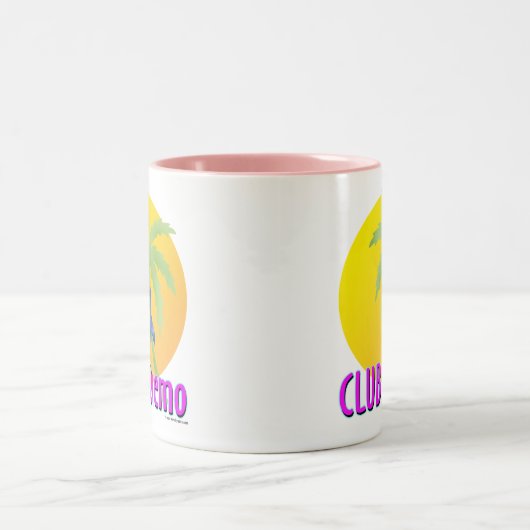 Colon Cancer (blauw) Tweekleurige Koffiemok (Center)