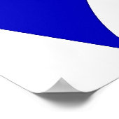 Colon Cancer Blue Ribbon 3 Poster (Hoek)