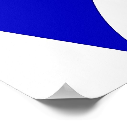 Colon Cancer Blue Ribbon 3 Poster (Hoek)