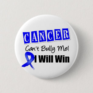 Colon Cancer Cant Bully I zal winnen Ronde Button 5,7 Cm