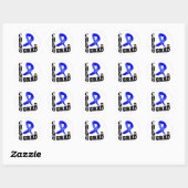Colon Cancer Chemo Afstudeerder Ronde Sticker (Vel)