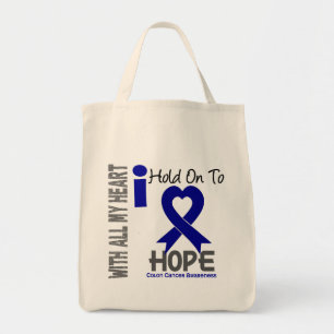 Colon Cancer die ik vasthoud aan hoop Tote Bag