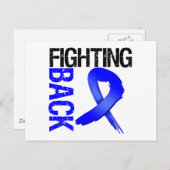 Colon Cancer Fighting Back Briefkaart (Voorkant / Achterkant)