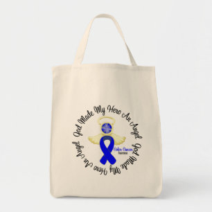 Colon Cancer God heeft mijn Hero An Angel gemaakt Tote Bag