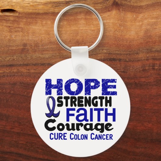 Colon Cancer HOPE 3 Sleutelhanger (Voorkant)