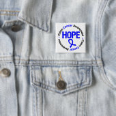 Colon Cancer Hope Vierkante Button 5,1 Cm (In situ)