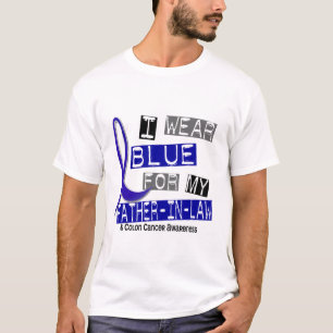 Colon Cancer I Draag Blue voor mijn schoonvader 37 T-shirt