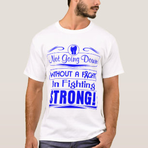 Colon Cancer Ik vecht sterk T-shirt