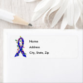 Colon Cancer-kerstlampje Etiket (Insitu)