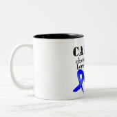 Colon Cancer leeft hier niet meer Tweekleurige Koffiemok (Links)