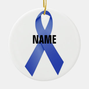 Colon Cancer Memorial Ribbon Keramisch Ornament