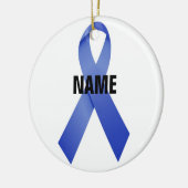 Colon Cancer Memorial Ribbon Keramisch Ornament (Links)