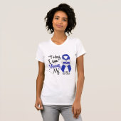 Colon Cancer MISSING MY MOM T-shirt (Voorkant volledig)