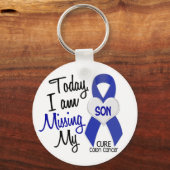 Colon Cancer MISSING MY SON Sleutelhanger (Voorkant)