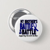 Colon Cancer MY BATTLE TE 1 Brother Ronde Button 5,7 Cm (Voorkant /achterkant)