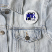 Colon Cancer MY BATTLE TOO 1 Pa Ronde Button 5,7 Cm (In situ)