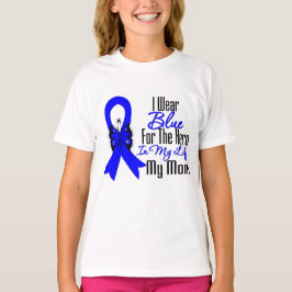 Colon Cancer Ribbon Hero Mijn moeder T-shirt