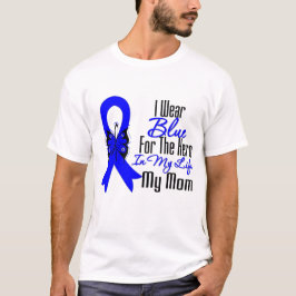 Colon Cancer Ribbon Hero Mijn moeder T-shirt